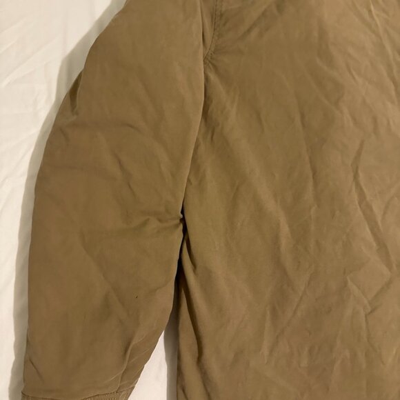 Eddie Bauer Men's Snap Button jacket Southwestern Fleece Lined Size L Tan - Picture 7 of 12